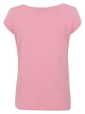 Miniatyrbillede 2 af 3: Navle-mønster-T-shirt med lyserødt mønster til kvinder