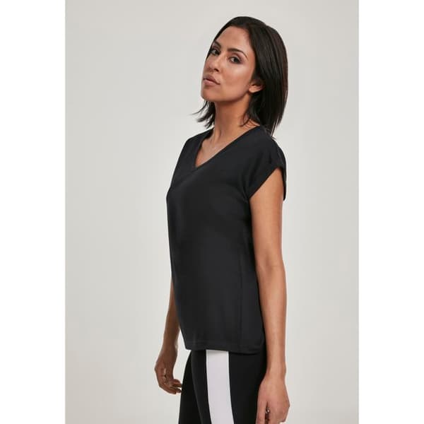 Urban Classic rund V-ringad t-shirt för kvinnor