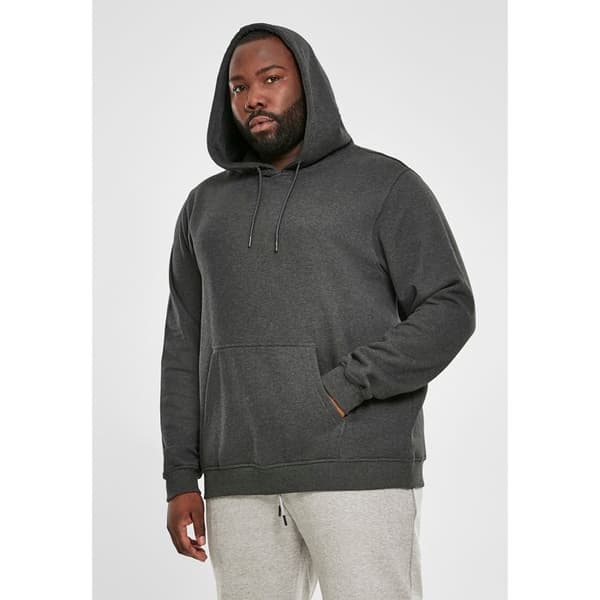Sweatshirt med huva stora storlekar Urban Classic basic terry