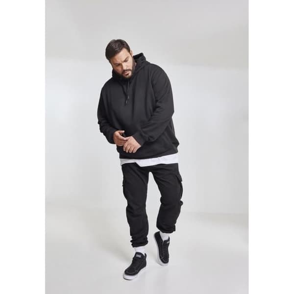 Sweatshirt med huva stora storlekar Urban Classic basic terry