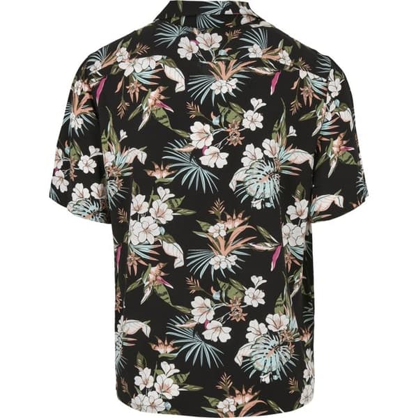 Chemise Urban Classics viscose aop resort-stora storlekar
