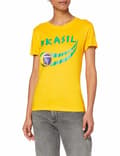 Miniatyrbild 1 av 4: Supportershop T-shirt - TSBRAWS - Brasilien T-shirt med rund hals för damer
