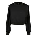 Miniatyrbild 1 av 6: Sweatshirt - Urban Classics - Ded Shoulder - Modal Terry - Långa Ärmar - Svart