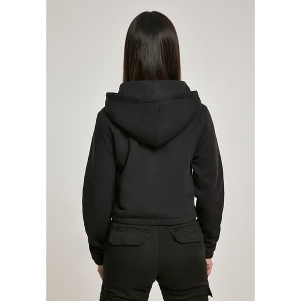 Sweatshirt med huva dam Urban Classic kontrakt dragsnöre