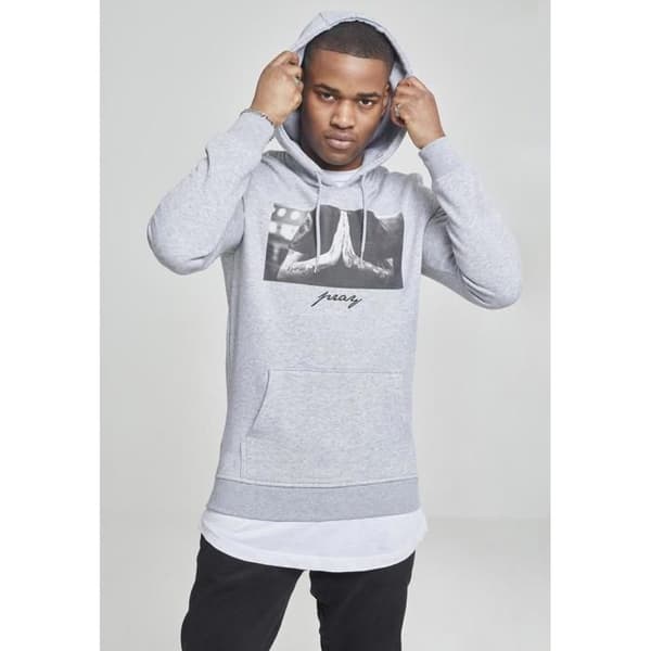 Hoodie - Mister Tee - pray - Svart - Långa ärmar - Unisex
