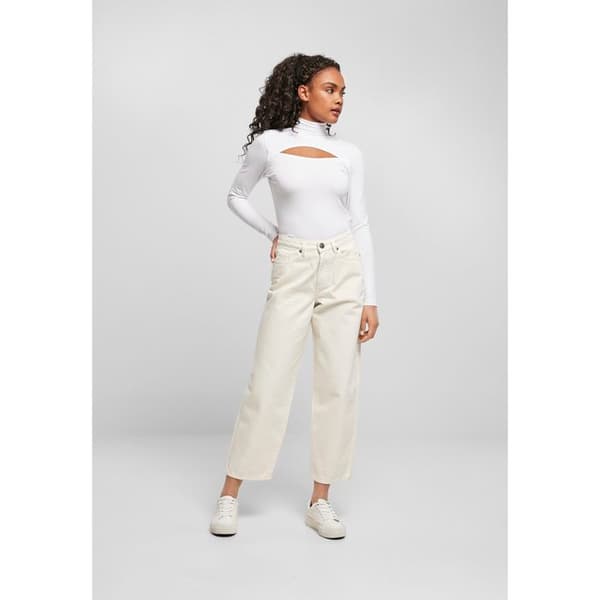 Urban Classics långärmad t-shirt med turtleneck för kvinnor