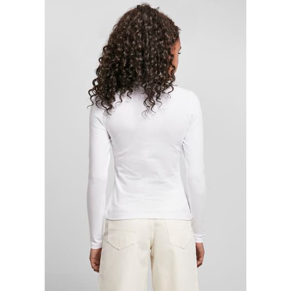 Urban Classics långärmad t-shirt med turtleneck för kvinnor