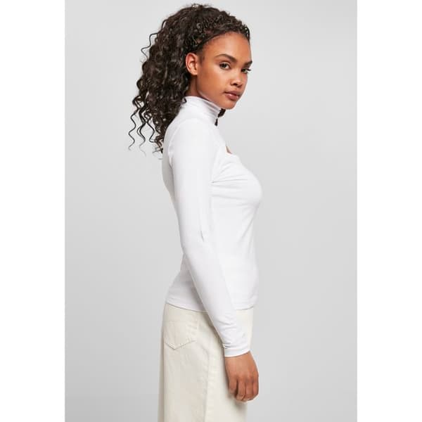 Urban Classics långärmad t-shirt med turtleneck för kvinnor