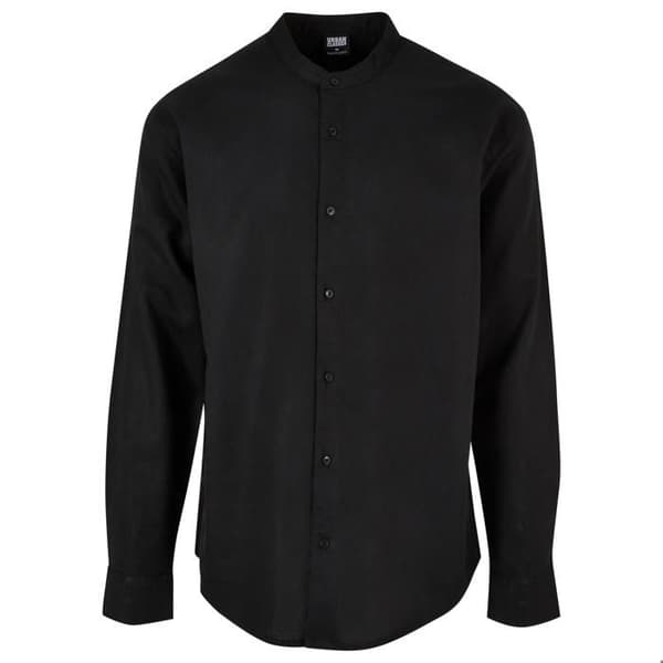 Chemise med hög krage i bomull Urban Classics