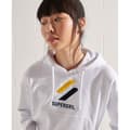 Miniatyrbild 3 av 4: Huvtröja - Superdry - Sportstyle - Rak passform - Känguruficka - 100% bomull
