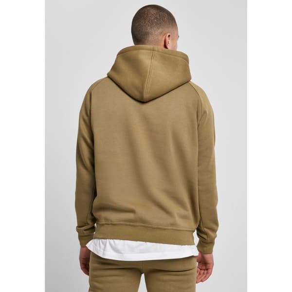 Sweatshirt med huva - Urban Classics - Olivgrön - Långa ärmar - Känguruficka - Bekväm