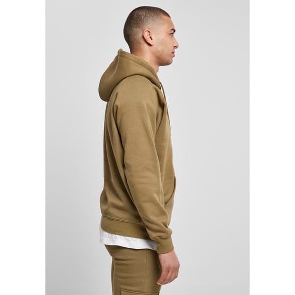 Sweatshirt med huva - Urban Classics - Olivgrön - Långa ärmar - Känguruficka - Bekväm