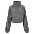 Miniatyrbild 1 av 6: Sweatshirt - Urban Classics - Polokrage - Glänsande Chenille - Långärmad - Större Storlek