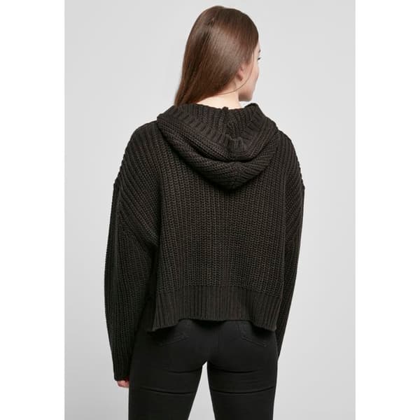 Huvtröja - Urban Classics - Oversized - 100% Akryl - Långa ärmar - Svart