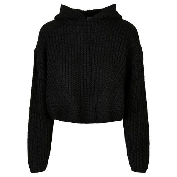 Huvtröja - Urban Classics - Oversized - 100% Akryl - Långa ärmar - Svart