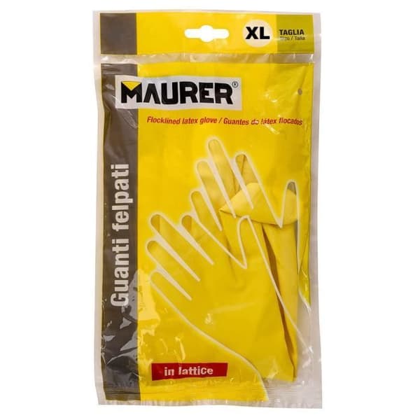 Guante Latex 100 % Basic Domestico XL (Par)