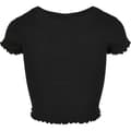 Miniatyrbild 2 av 4: T-shirt dam - Urban Classics - Cropped - Svart - Korta ärmar - Rundhalsad