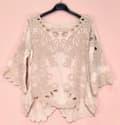 Pikkukuva 7 / 8: Embroidered bohemian blouse - several colors - one size 38-42