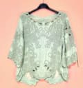 Pikkukuva 8 / 8: Embroidered bohemian blouse - several colors - one size 38-42