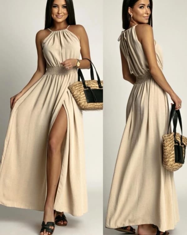 Long dress in many lovely colors - one size 36-44