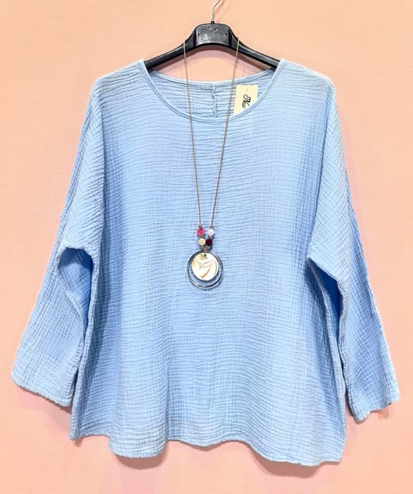 Cotton top in several colors - one size 38-44