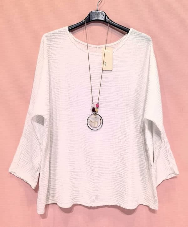 Cotton top in several colors - one size 38-44