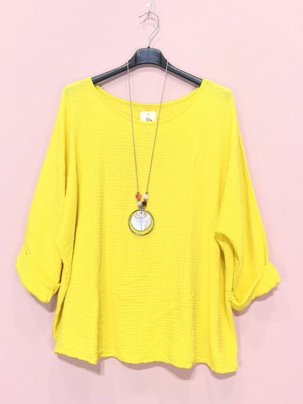 Cotton top in several colors - one size 38-44