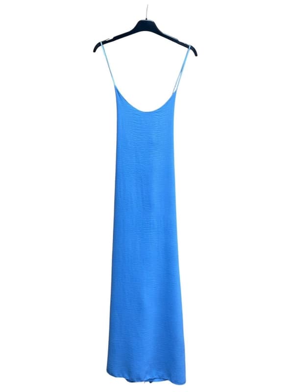 Dress with open back, many lovely colors - one-size 36-42