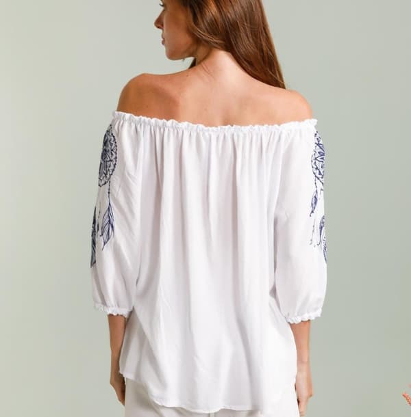 Bohemian adjustable blouse - several pattern choices - one size 42-46