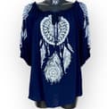 Pikkukuva 5 / 11: Bohemian adjustable blouse - several pattern choices - one size 42-46