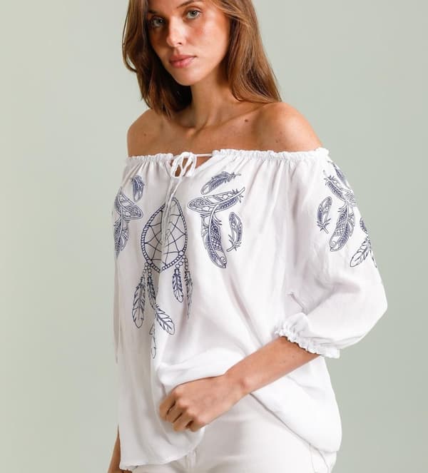 Bohemian adjustable blouse - several pattern choices - one size 42-46