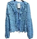 Pikkukuva 6 / 6: Elegant lace blouse - available in several colors - one size 36-42
