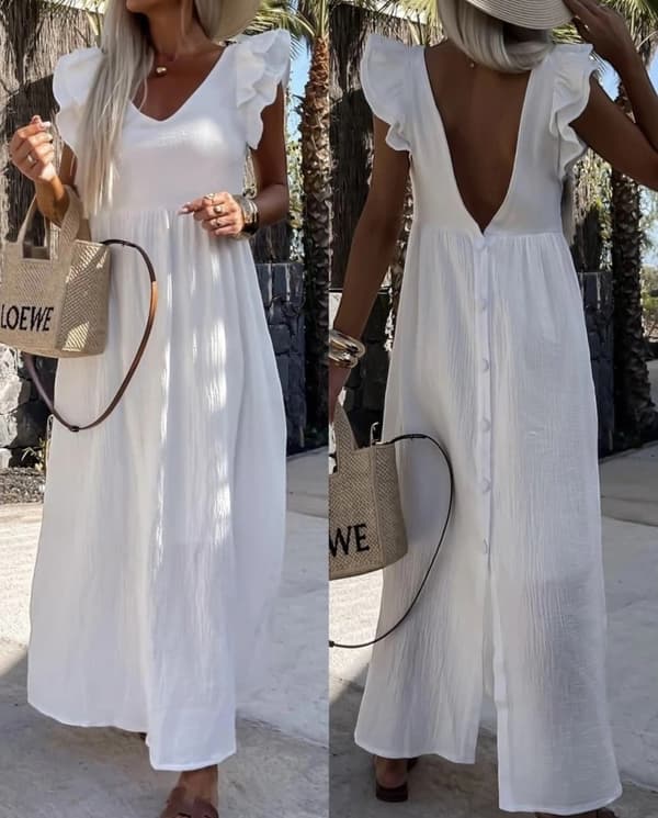 Klänning boho chic i många härliga färger - one size 38-46