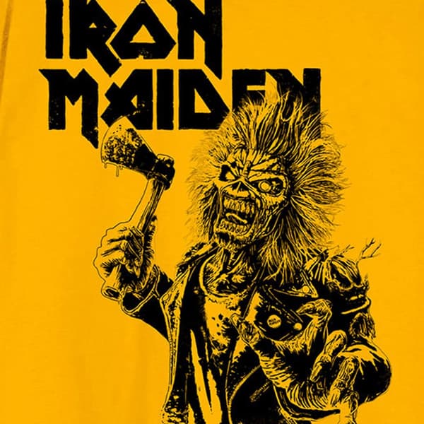 Iron Maiden Est 1975 Eddie Axe Graphic T Shirt