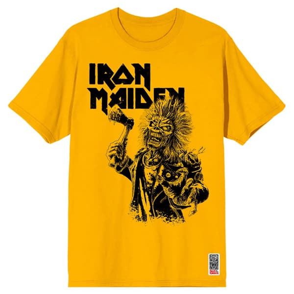 Iron Maiden Est 1975 Eddie Axe Graphic T Shirt