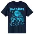 Miniatyrbild 1 av 3: Iron Maiden 50 Life After Death Flames Blue T Shirt