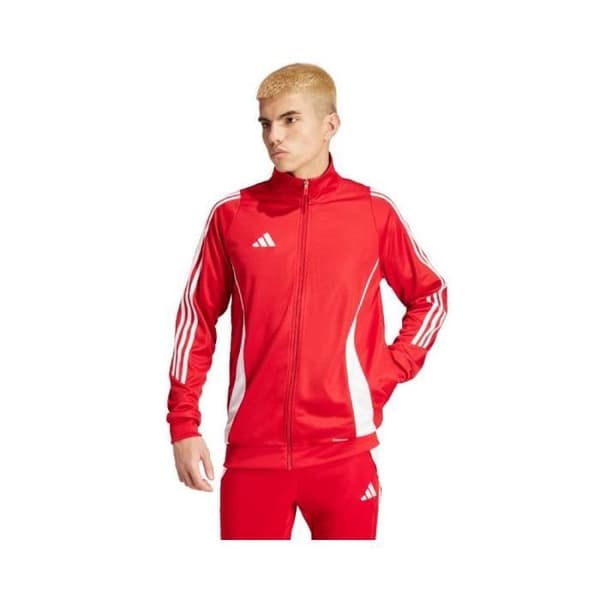 Tröja - ADIDAS - Tiro 24 Träning - Röd - Herr - Långa ärmar - Huva