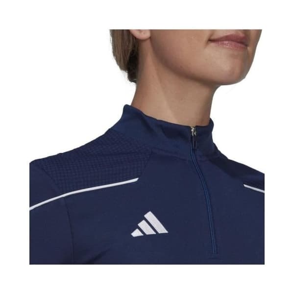 Sweat ADIDAS Tiro 23 League Träningströja W Blå - Dam/Vuxen - Långa ärmar - Hög krage