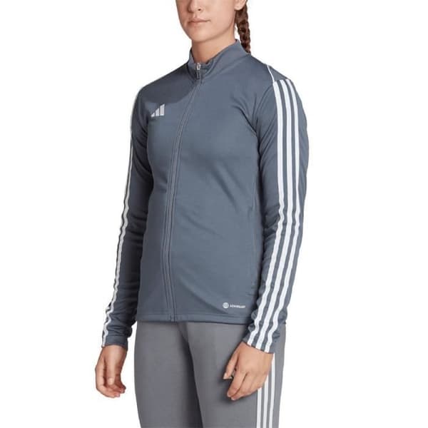 ADIDAS Tiro 23 League Träningströja - Dam/vuxen - Grå - Långa ärmar - Huvkrage