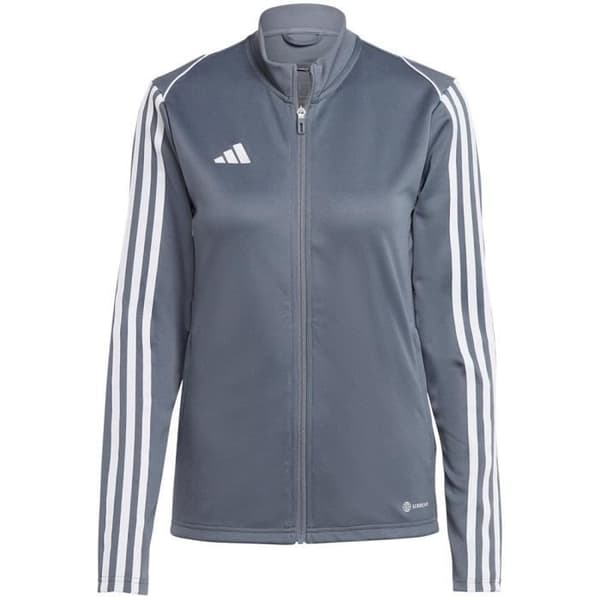 ADIDAS Tiro 23 League Träningströja - Dam/vuxen - Grå - Långa ärmar - Huvkrage