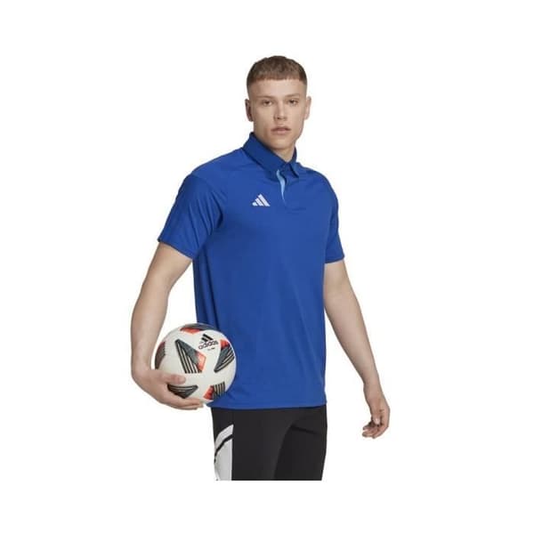 ADIDAS Tiro 23 Competition fotbollströja för män - kortärmad - ventilerande blå färg