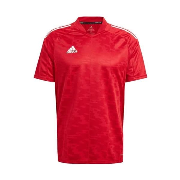 ADIDAS Condivo 21 Fotbollströja Röd - Herr/Vuxen - Korta ärmar