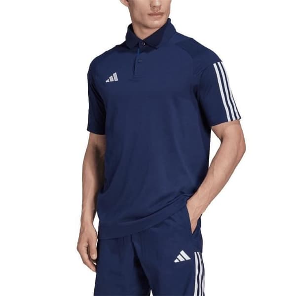 ADIDAS Tiro 23 Competition fotbollströja för män - kortärmad - ventilerande blå färg