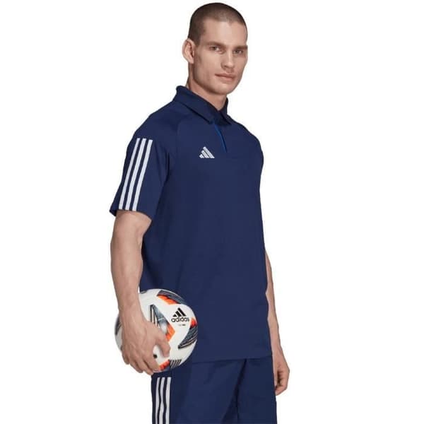 ADIDAS Tiro 23 Competition fotbollströja för män - kortärmad - ventilerande blå färg