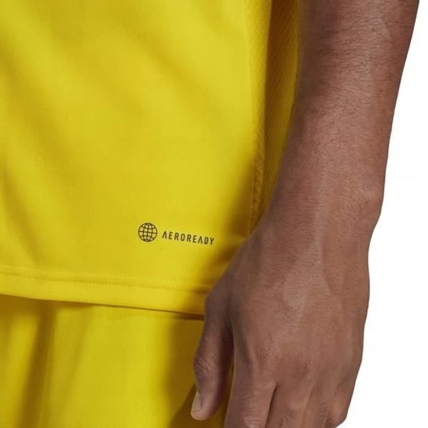 T-shirt Herr ADIDAS Tiro 23 League Gul - Vuxen - Slim fit