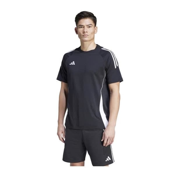 T-shirt Adidas Tiro 24 Sweat Tee IJ9954 - ADIDAS - Man - Svart - Regular - Klassisk krage