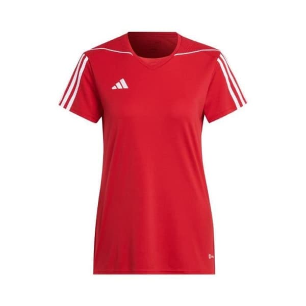 T-shirt Dam - ADIDAS - Tiro 23 League - Röd - Kort ärm - Andningsbar