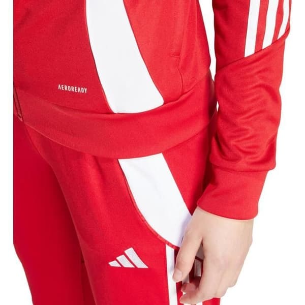 Adidas Tiro 24 Träning Hoodie IR7493 - Röd - Dam - Långa ärmar - Huva