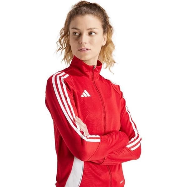 Adidas Tiro 24 Träning Hoodie IR7493 - Röd - Dam - Långa ärmar - Huva