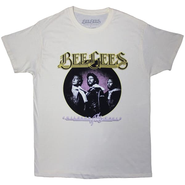 Bee Gees Unisex T-Shirt: Children Of The World (Natural) (XX-Large)